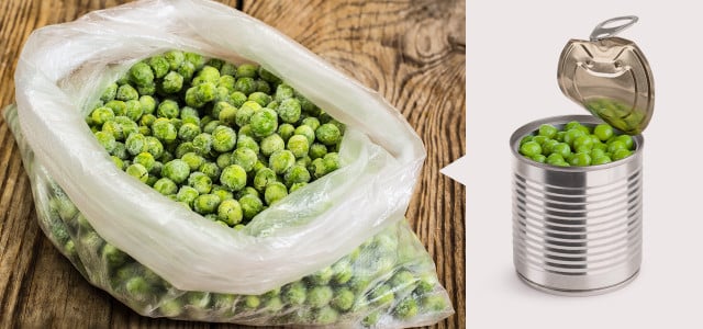 Tiefkühlkost oder Dose - was ist besser?