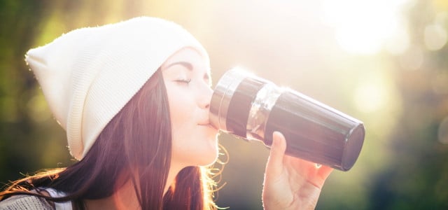 Kaffee im Thermobecher