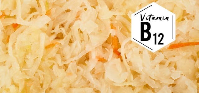 Vitamin B12 – zum Beispiel in Sauerkraut